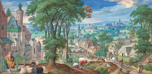 Landscape with the parable of the rich man