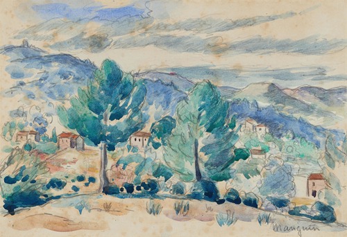 Paysage à Saint-Tropez