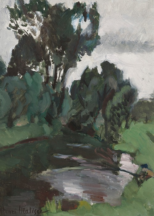 Arbres au bord de l’eau, Bohain