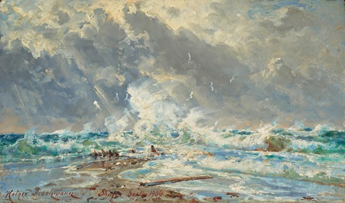 Fra Skagen, hvor Skagerak og Kattegat mødes på Grenen (From Skagen, where Skagerak and Kattegat meet at Grenen)