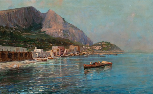 View of the marina grande, Capri