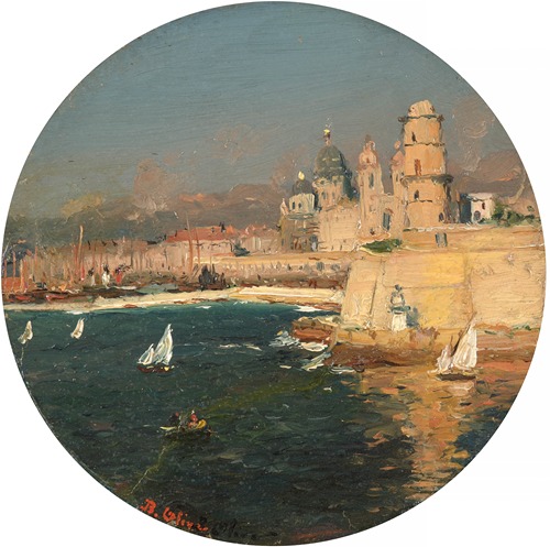 Marseille ; entrée du Vieux port