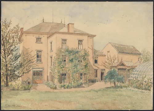 Maison de la famille du notaire Emile Jacqmain-Boucqueau (Bouqueau) à Jumet