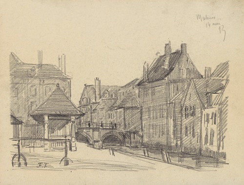 Malines – le Grootbrug sur la Dijle (Dyle)