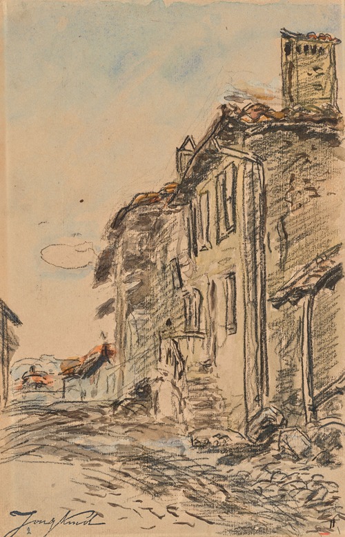 Rue à La Côte-Saint-André, Dauphiné