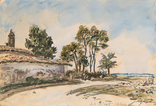 La sortie du village, Dauphiné