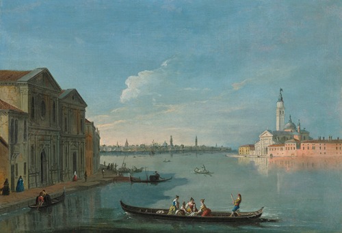 Venice; View Of The Basilica Del Redentore From The Zattere