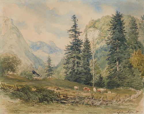 Alpenlandschaft am Attersee