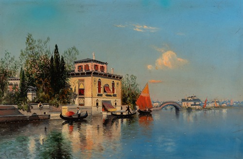 A sunny day on the canal, Venice