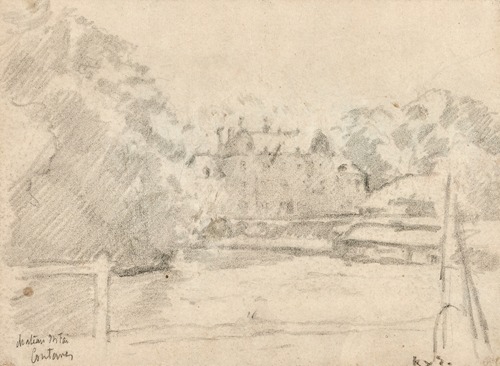 Château dans un paysage