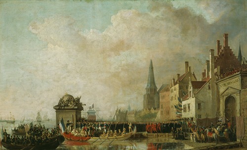 Studie voor het schilderij ‘Intrede van de 1ste consul Napoleon te Antwerpen in 1803’