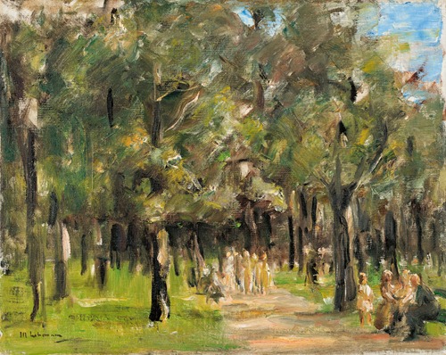 Spaziergänger im Tiergarten