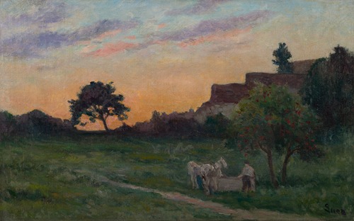 Rolleboise, crépuscule