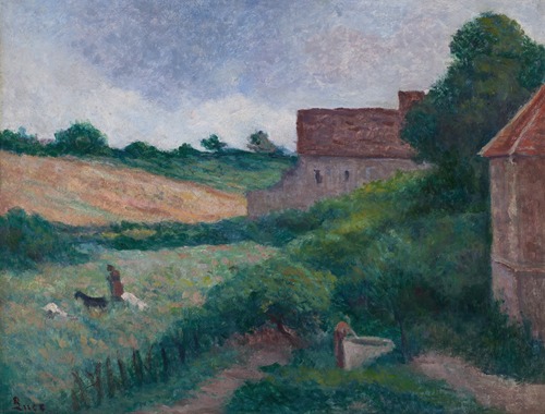 Rolleboise, Les Fermes ou La chevrière et la fermière près du puits