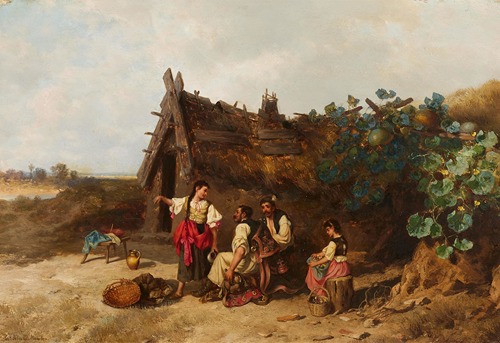 Gast bei einer ungarische Bauernfamilie