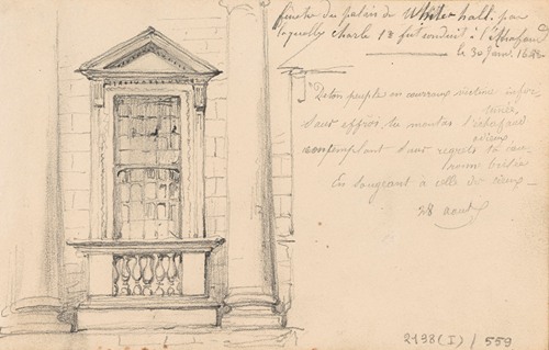 Window of White Hall Palace, Through which Charles I was Led to the Scaffold on 30 January 1648