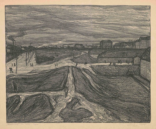 Pariser Vorstadtlandschaft