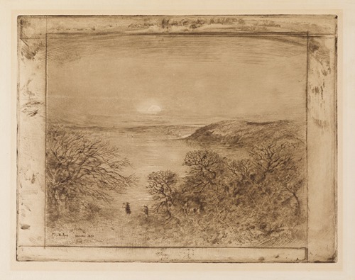 Moonrise at Dinard