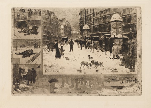 Winter in Paris, or Snow in Paris