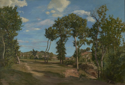 Paysage au bord du Lez (Landscape by the Lez River)