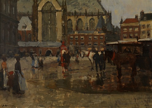 Gezicht op de Dam