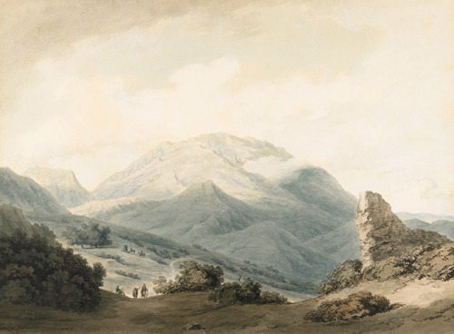 Mount Parnassus from the Road Between Livadia and Delphi