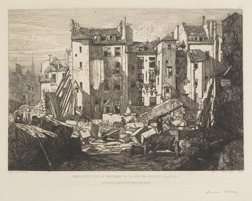 Demolition of Paris, La Rue des Ecoles