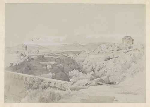 Gezicht op Civita Castellana