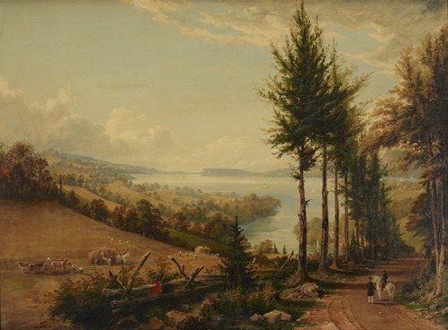 View of the Hudson from Horton’s Road near Croton