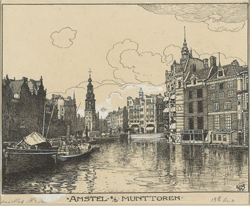 Amstel bij de Munttoren