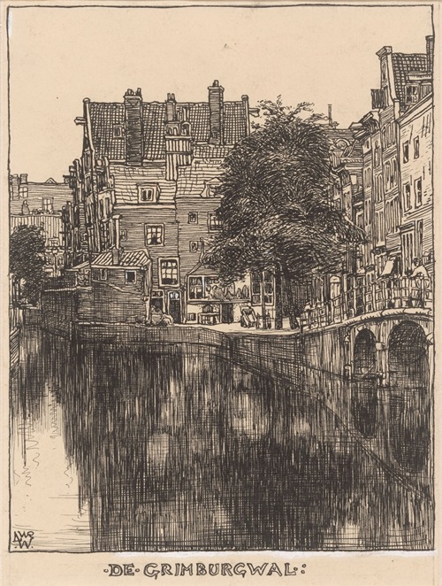 De Grimburgwal te Amsterdam