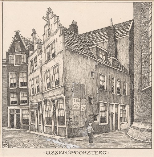 De Ossenspooksteeg te Amsterdam