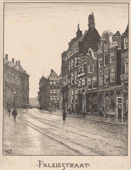 De Paleisstraat te Amsterdam