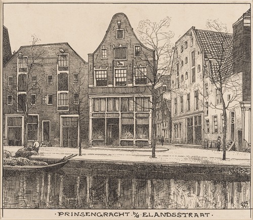 De Prinsengracht te Amsterdam, bij de Elandsstraat