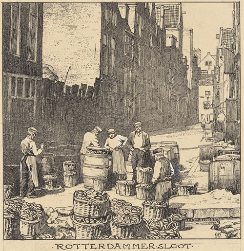 De Rotterdammer Sloot te Amsterdam, gedempt in 1867
