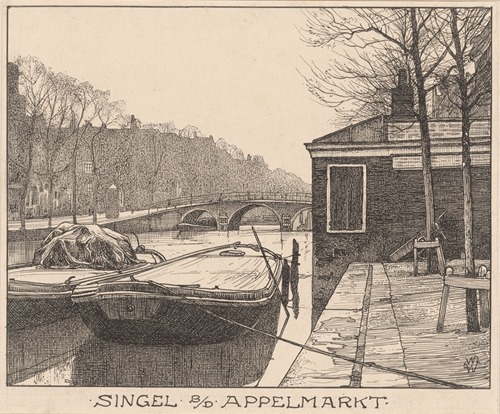 De Singel bij de Appelmarkt te Amsterdam