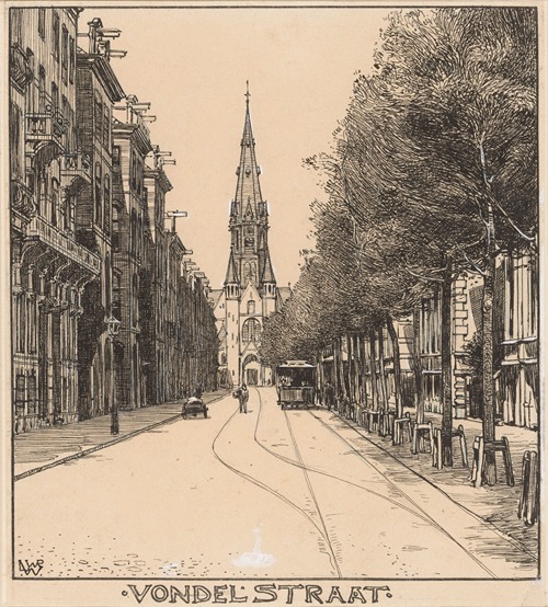 De Vondelstraat te Amsterdam