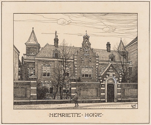 Het Henriette Hofje aan de Stadhouderskade te Amsterdam