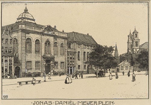 Het Jonas Daniël Meijer Plein te Amsterdam