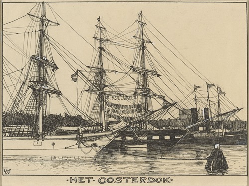 Het Oosterdok te Amsterdam