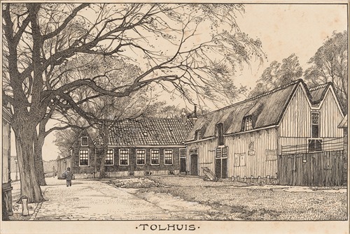Het Tolhuis aan de Buiksloterweg te Amsterdam (overzijde van het IJ)
