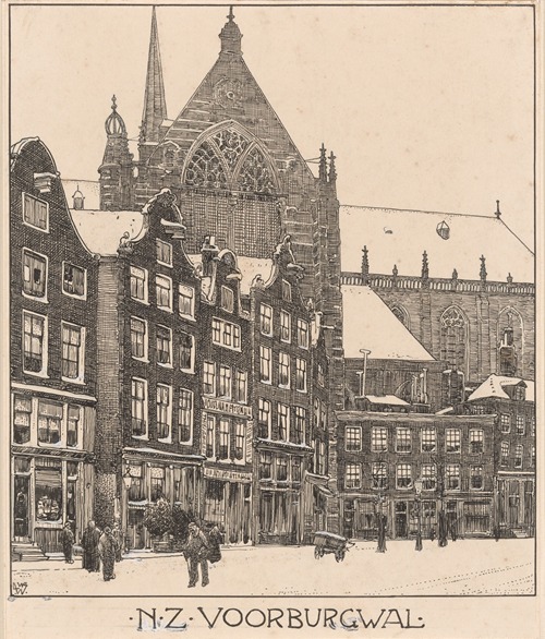 Nieuwe Zijds Voorburgwal te Amsterdam