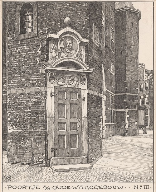 Poortje aan het Oude Waaggebouw