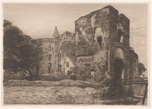 Ruïne van Kasteel Brederode in Santpoort