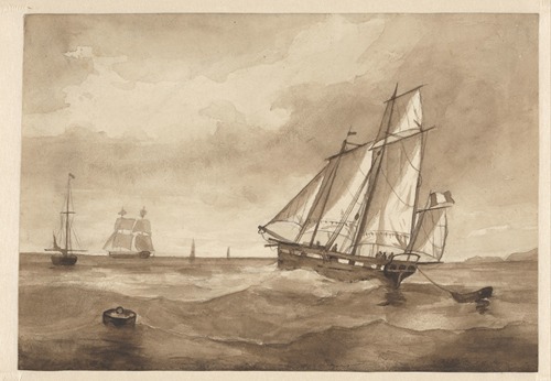 Schepen op zee