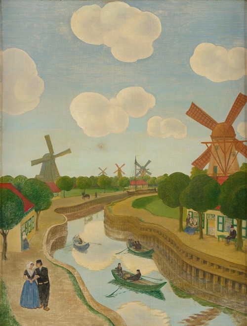 Landscape with Windmills (Veere)