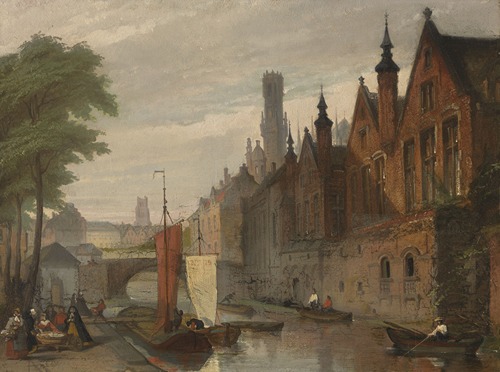 Liberty of Bruges, seen from the Steenhouwersdijk