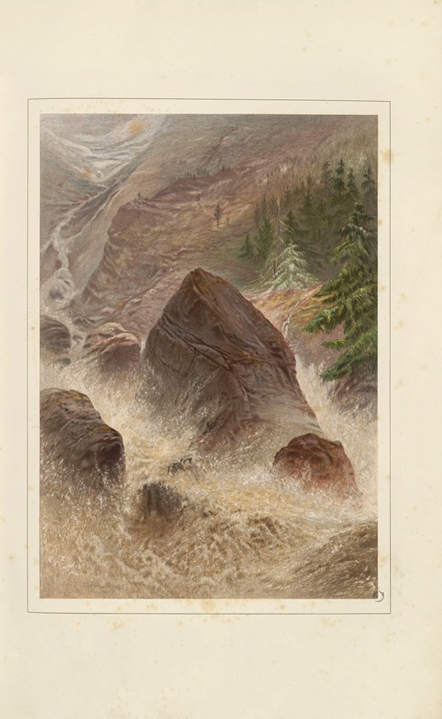 A torrent, Val Tournanche