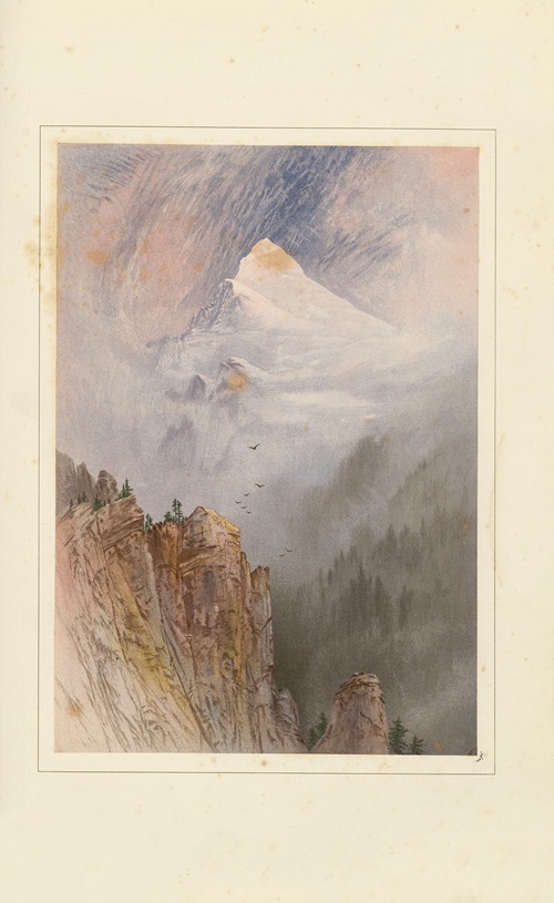 The Weisshorn, from near St. Niklaus