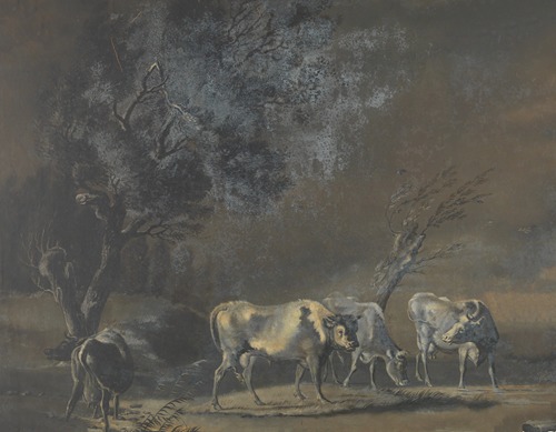 Landscape with cows